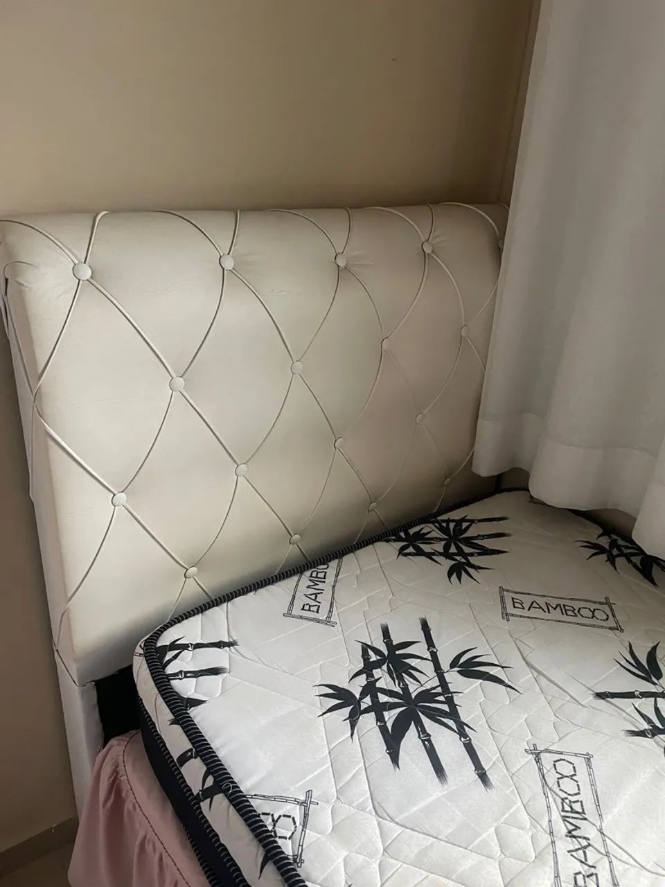Cama Box Solteiro com Cabeceira + Colchão  - Foto 3
