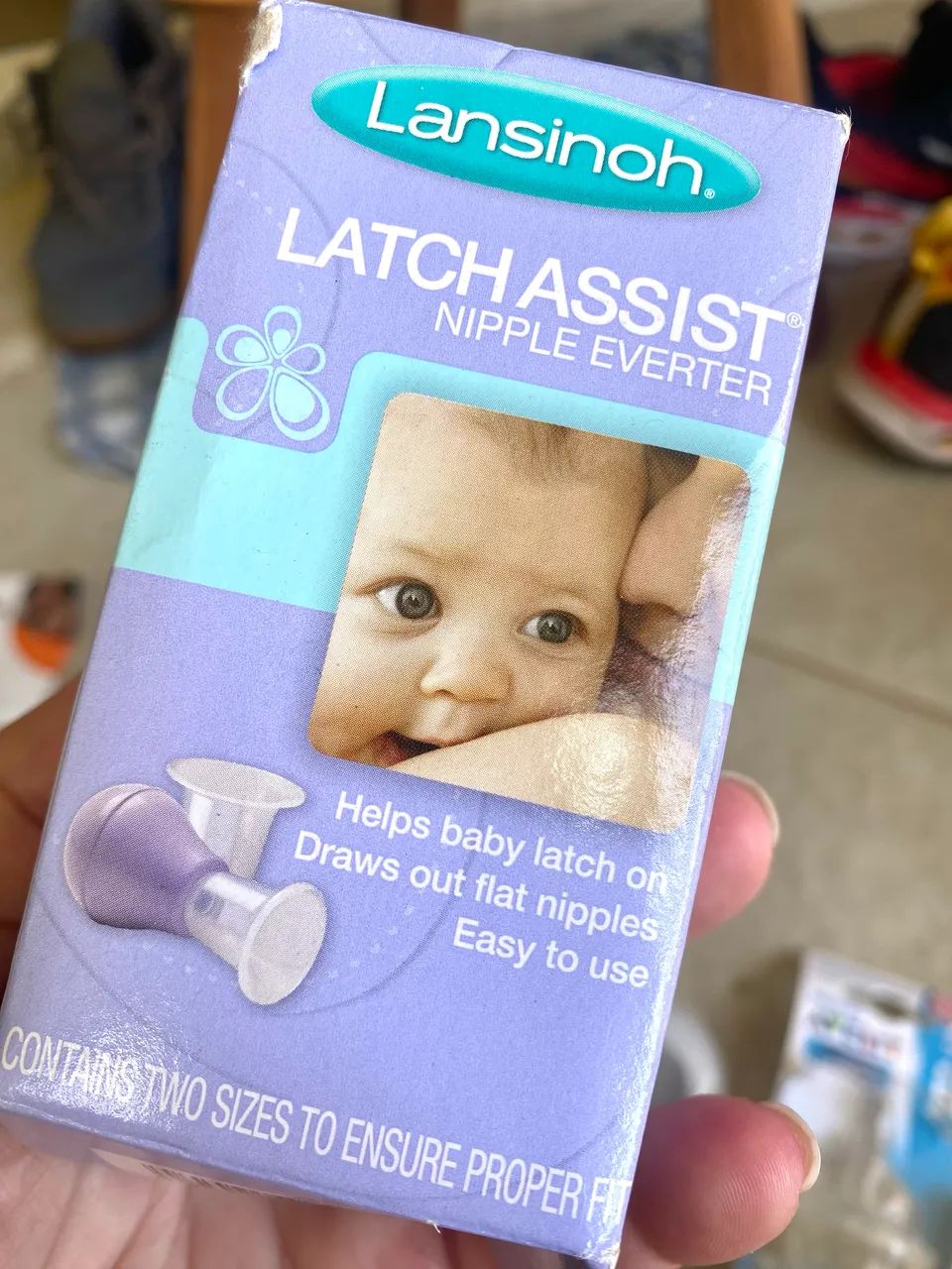 Corretor de mamilos importado Latch Assist Lansinoh NOVO