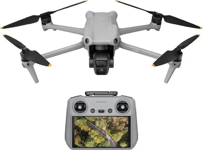 SUPER OFERTA - DJI Air 3 - combo 3 Baterias - Controle com Tela e Maleta