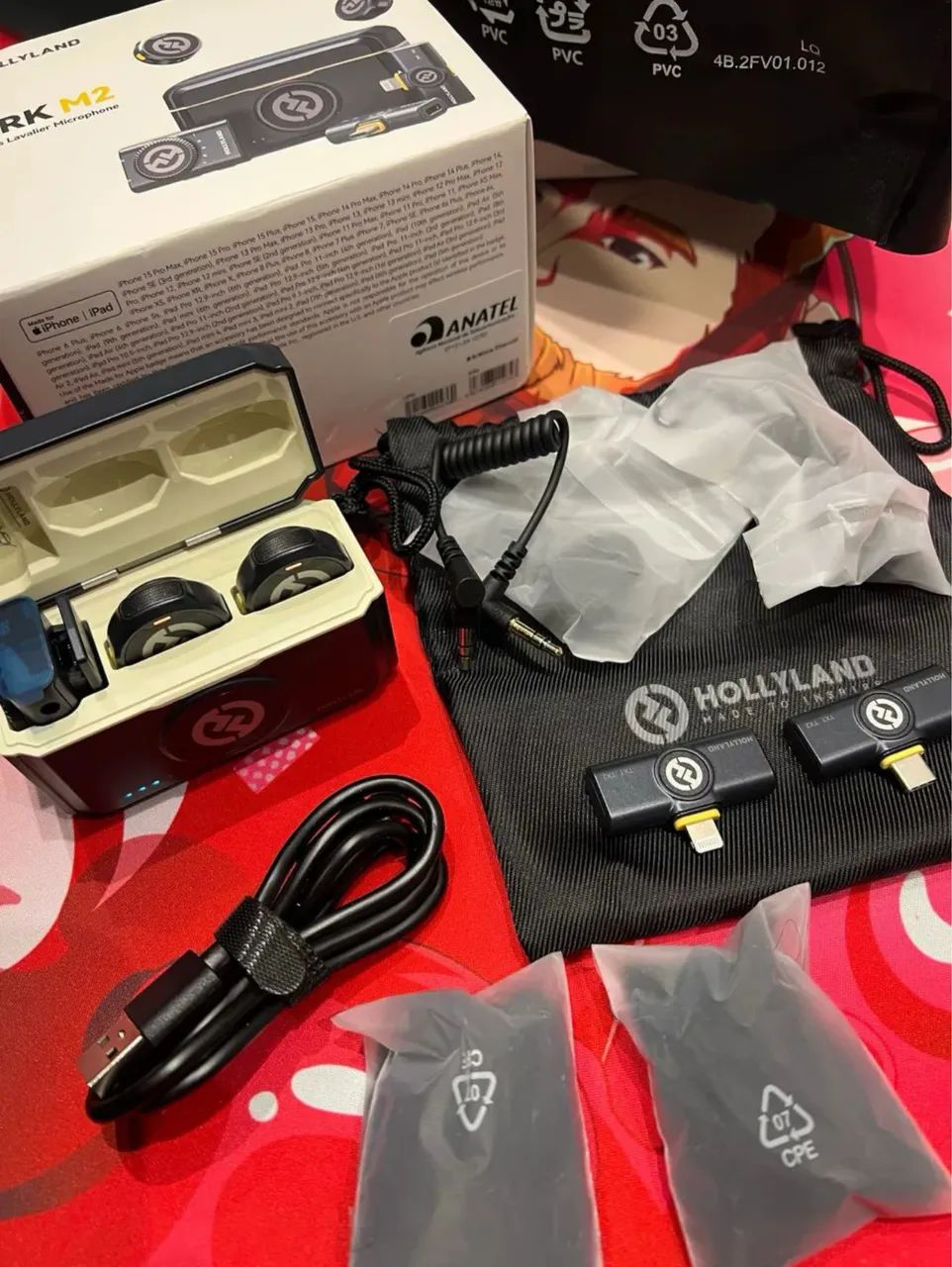 Microfone Hollyland Lark M2 Duo para iPhone e Android64289669208322121