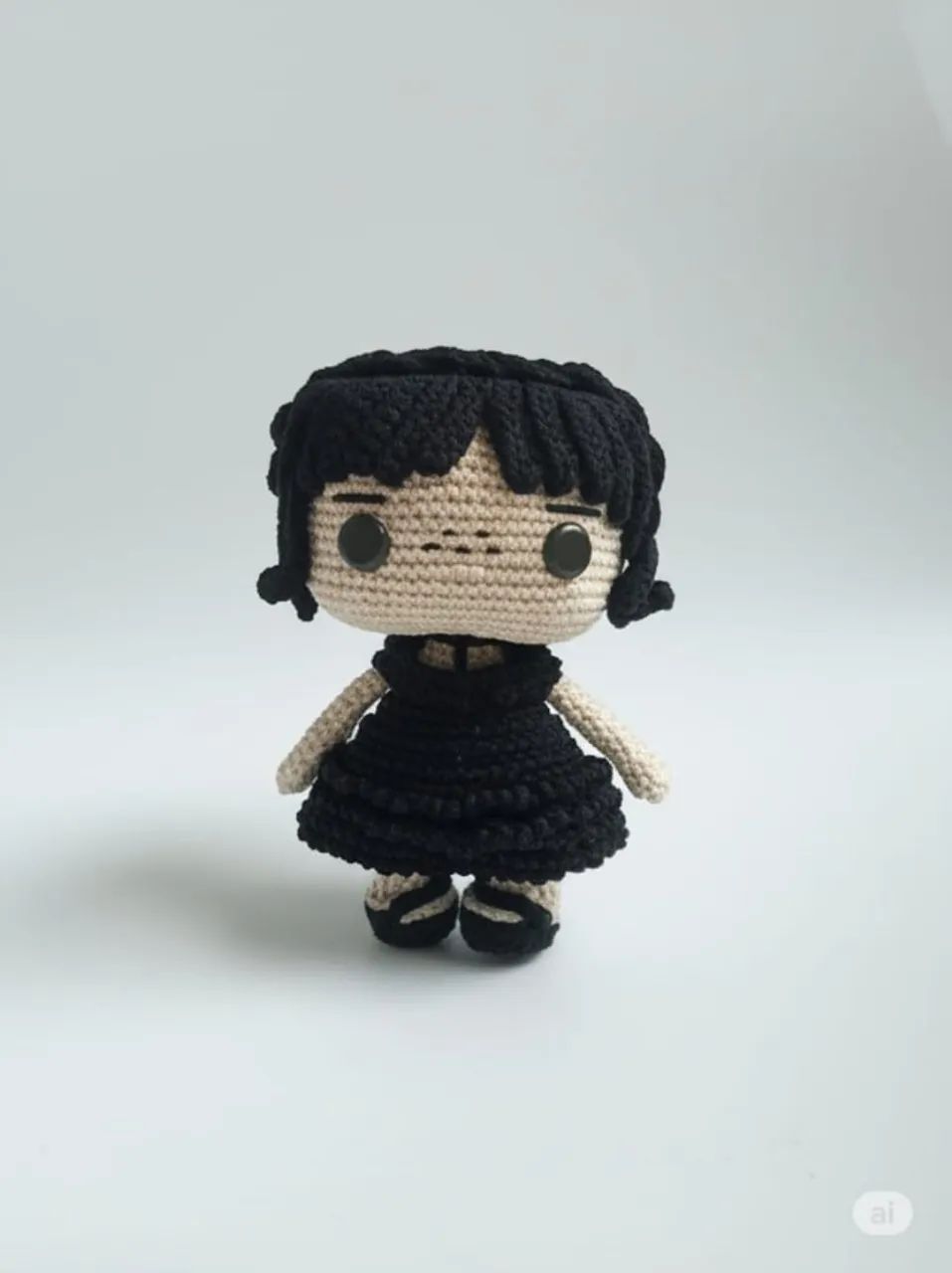 Wandinha amigurumi - Foto 2