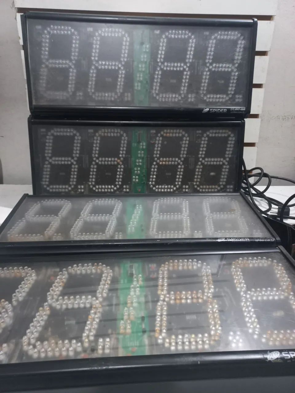 4 painel de led número Spider para arrumar  - Foto 5