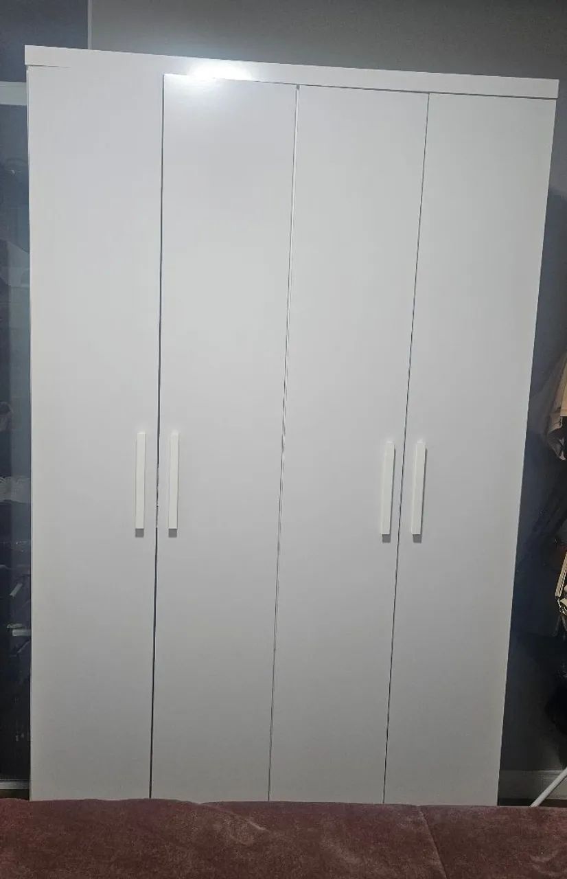 White Wardrobe with 4 Doors