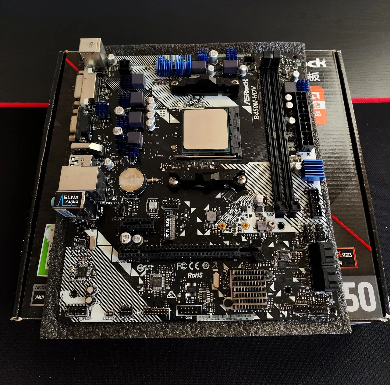Kit Upgrade Placa Mãe B450M-HDV R4.0 Asrock e Ryzen 5 3600!