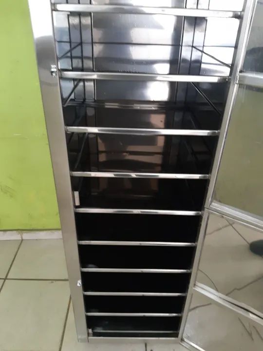 Armário, balcão aço inox 