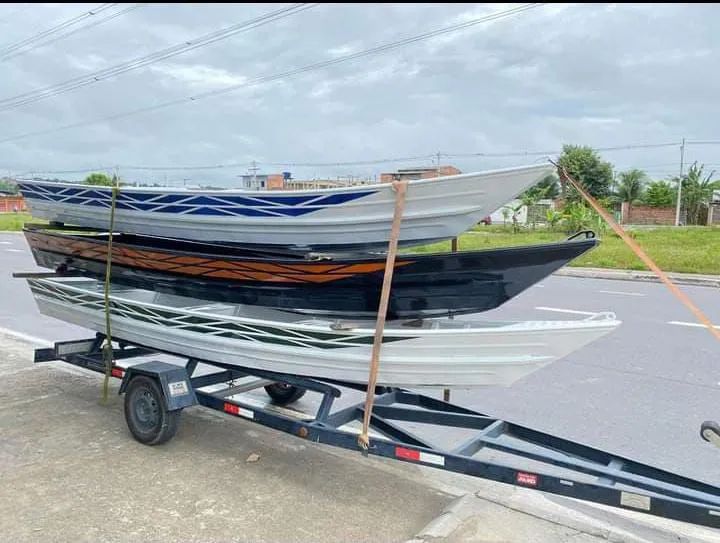 Canoa de Alumínio, 5,6,7 e 8 Metros/ Fabricamos todos os Modelos  - Foto 3