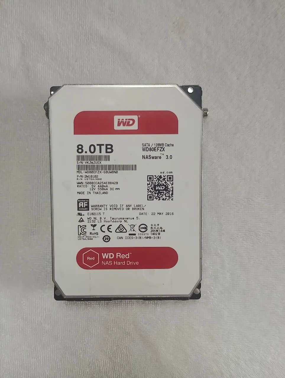 HD 8tb wd rede 