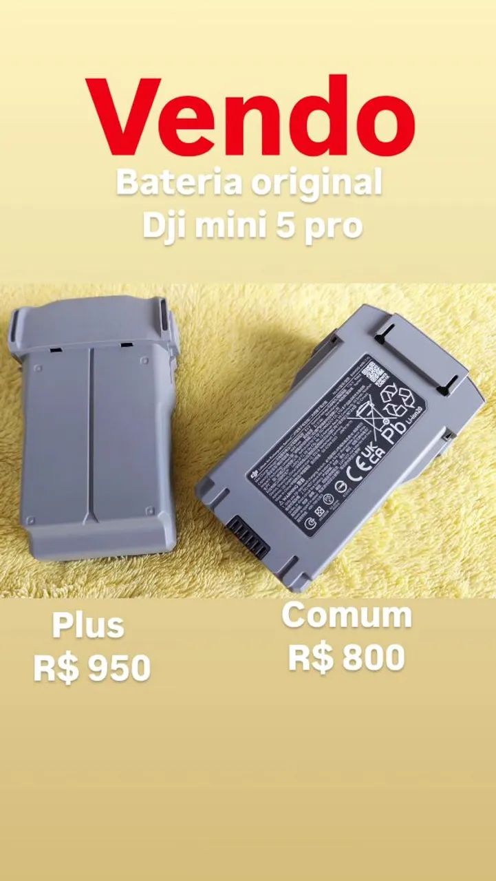 Bateria plus dji mini 5 pro 