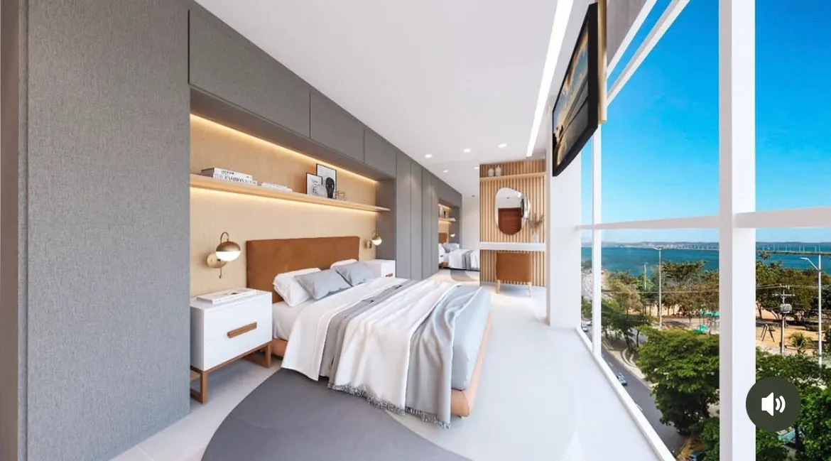 Apartamento Flat para venda vista lago