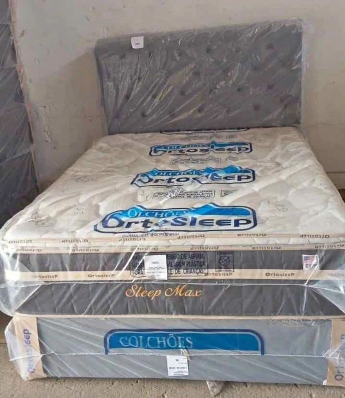 Cama Box Casal OrtoSleep Sleep Max Colchões