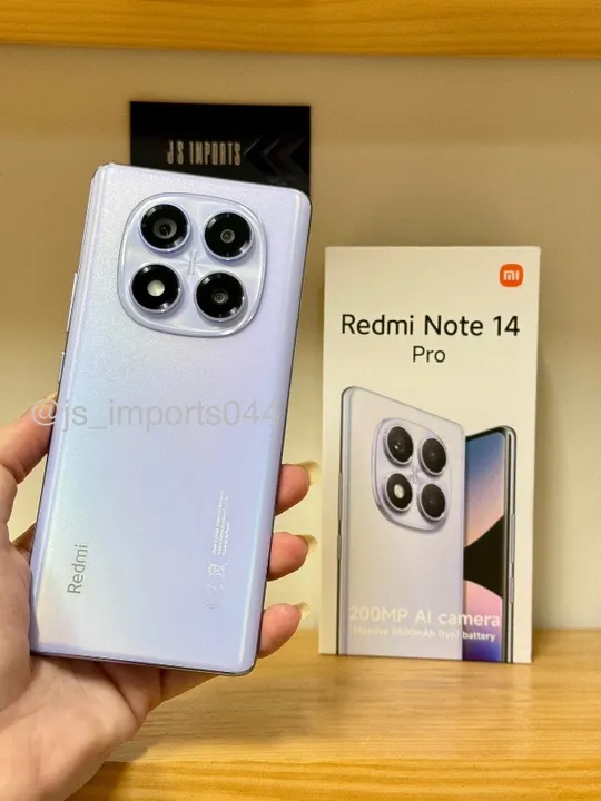 Redmi Note 14 Pro 4G 256gb Roxo - Novo, Lacrado