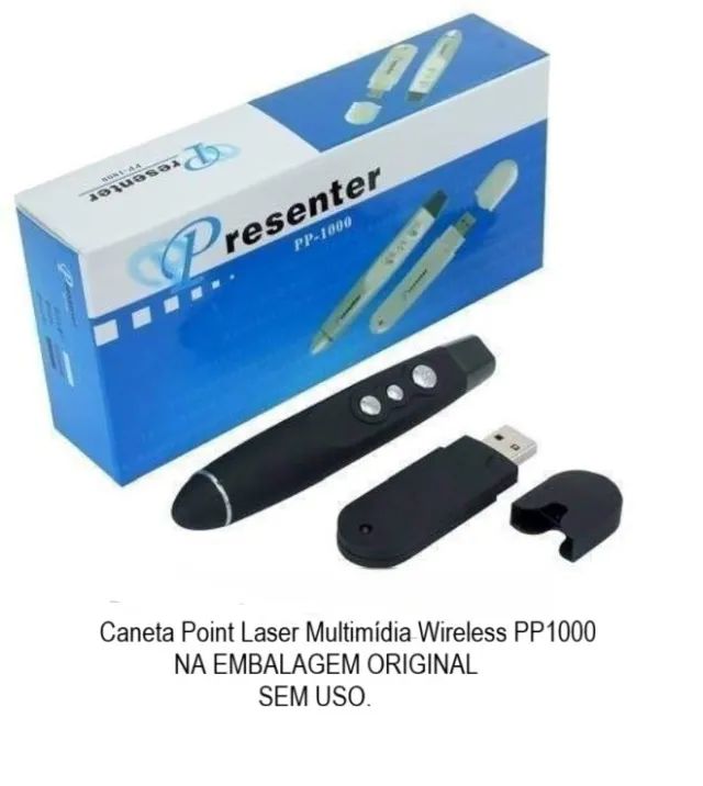Caneta Point Laser Multimídia Wireless PP1000 