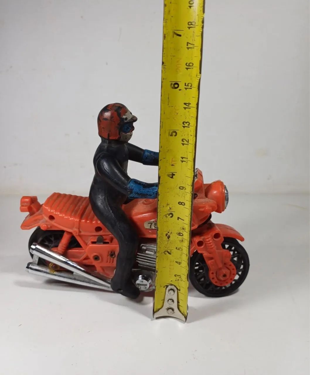Motocicleta de Brinquedo Vintage Glasslite  - Foto 4