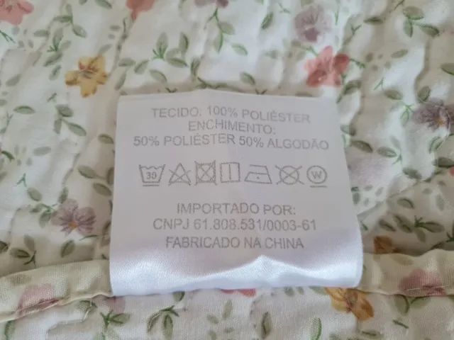 COBRE LEITO DE CASAL 3 PEÇAS 50% ALGODÃO E 50% POLIESTER, DUPLA FACE (2,20m x 2,40m FACE  - Foto 4