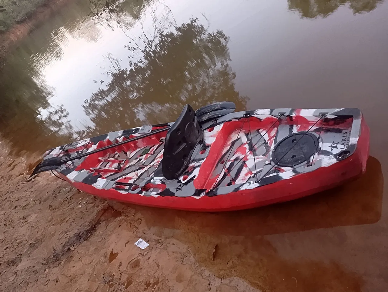 Caiaque Polaris náutica pinima Camuflado - Remo e Canoagem