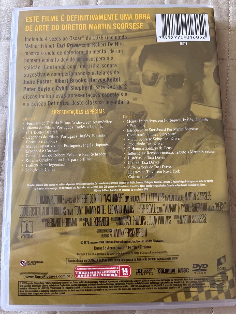 DVD Táxi Driver (Duplo) - Foto 2