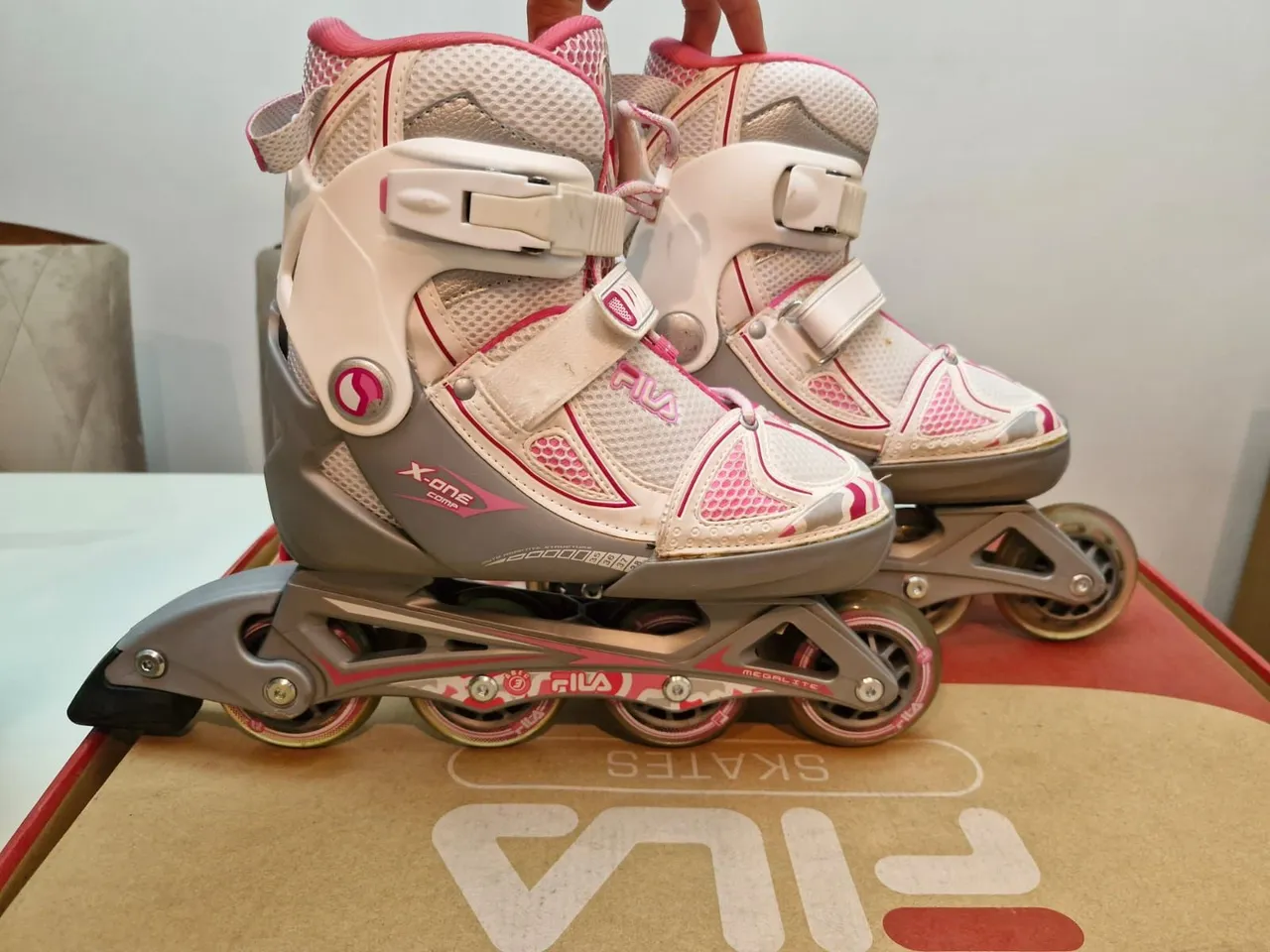 Patins Fila X-One G Pink Tam 33 a 36
