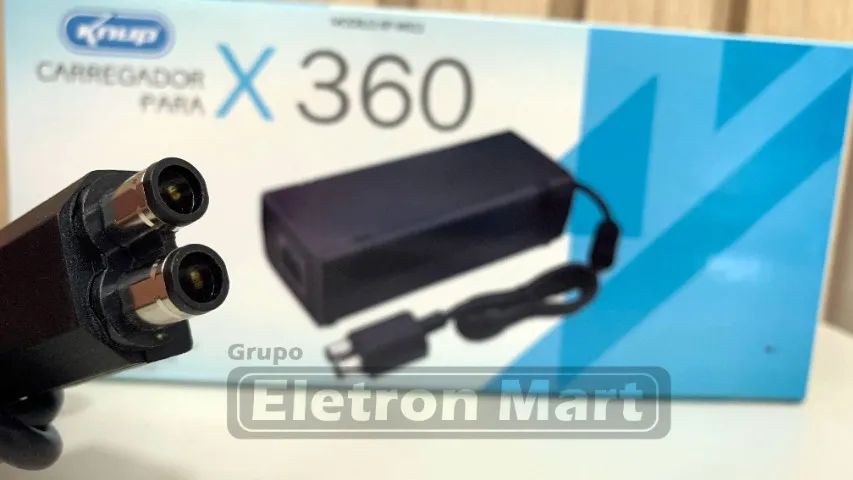 Fonte Xbox 360 Slim Compatível Bivolt 110v 220v 2 Pinos - Foto 3