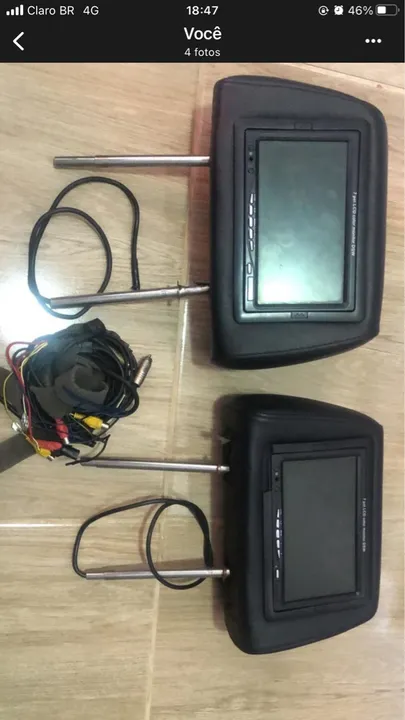 Tela de Projetor para Carro 2 Peças / aceito cartão e aceito proposta.
