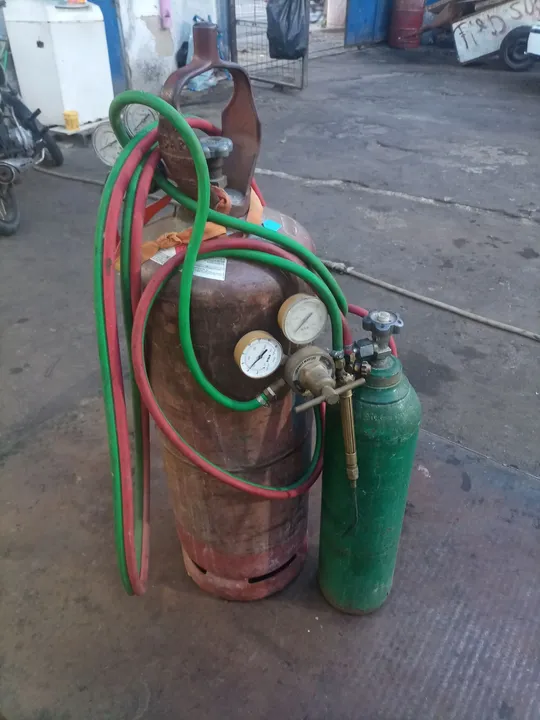 Maçarico de solda completo