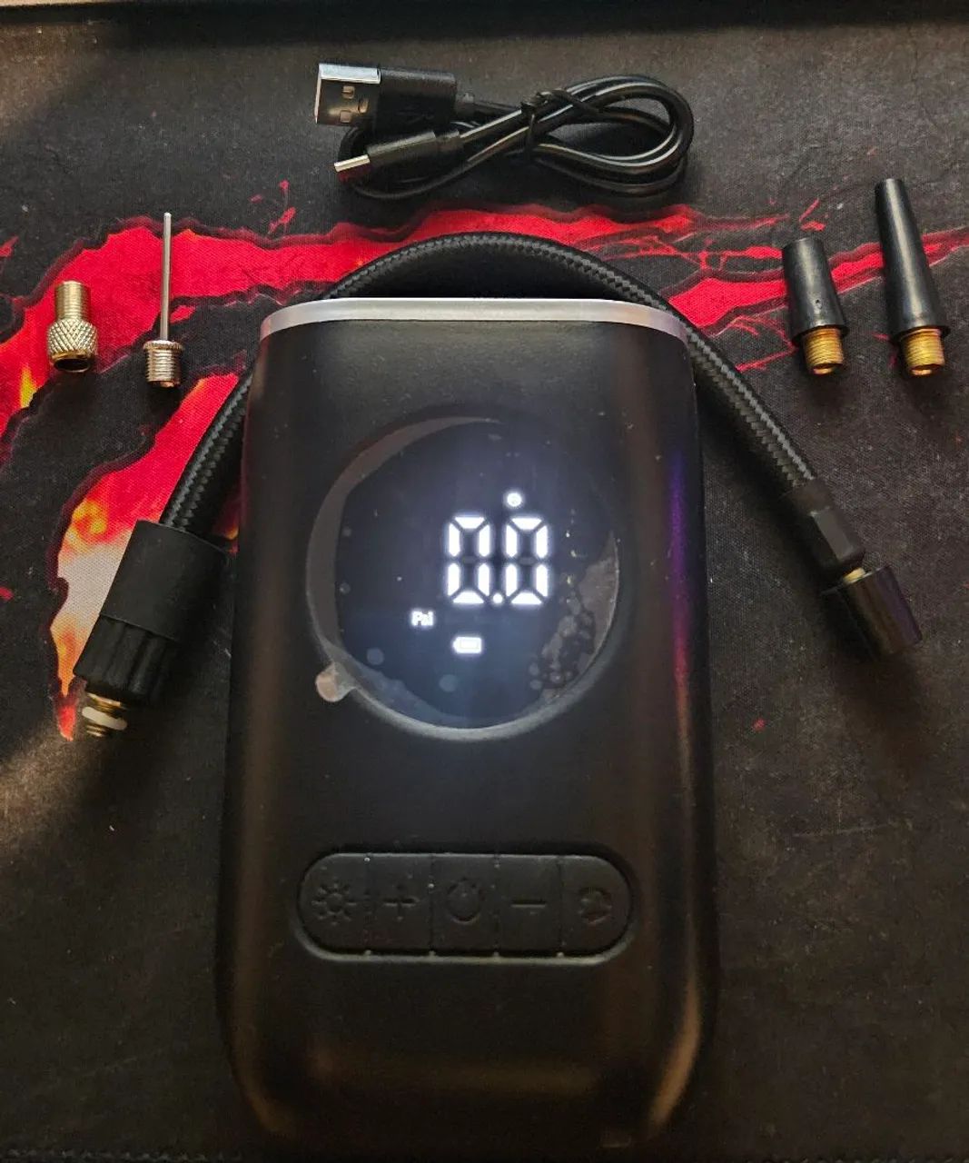 Compressor/bomba de ar para veículos, bolas e brinquedos - Foto 5