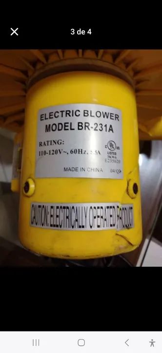 Ventilador de Ar Inflável para Brinquedos - Foto 2