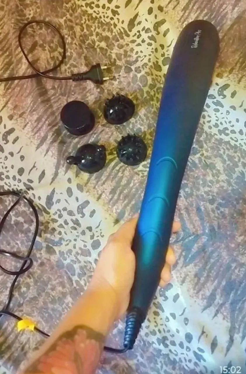 Massageador Elétrico Profissional com 4 Ponteiras - Foto 3