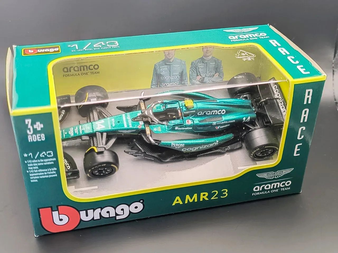 Formula 1 Aston Martin Fernando Alonso - Escala 1/43