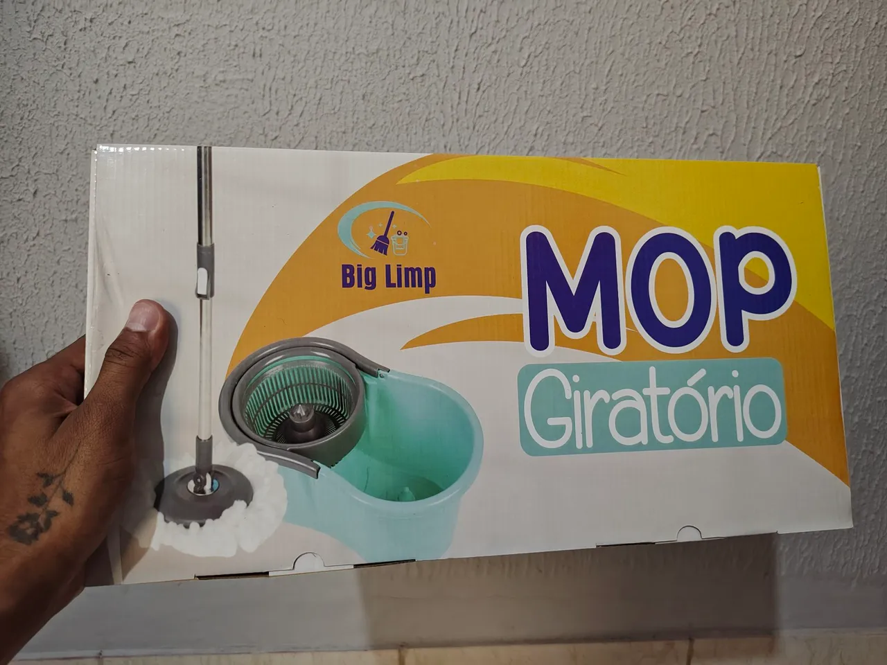 Mop Giratório Big Limp - Novo