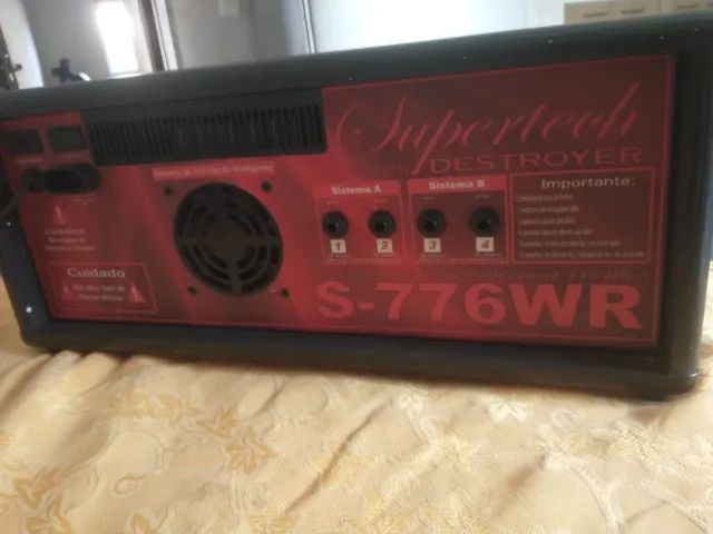 Processador de Audio Supertech S-776 WR - Som Profissional. + Caixas. - Foto 4