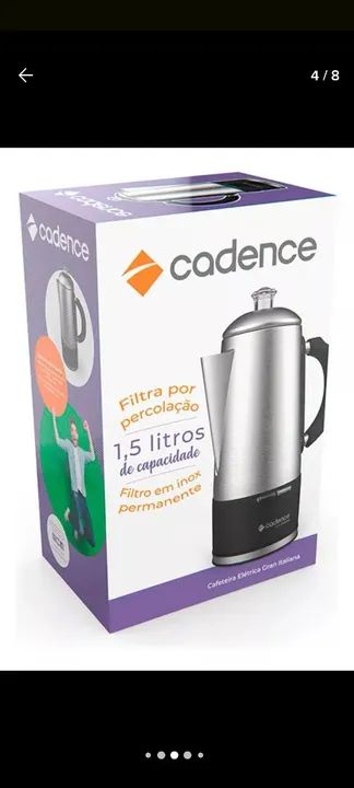 Cafeteira Elétrica Cadence 1,5 Litros