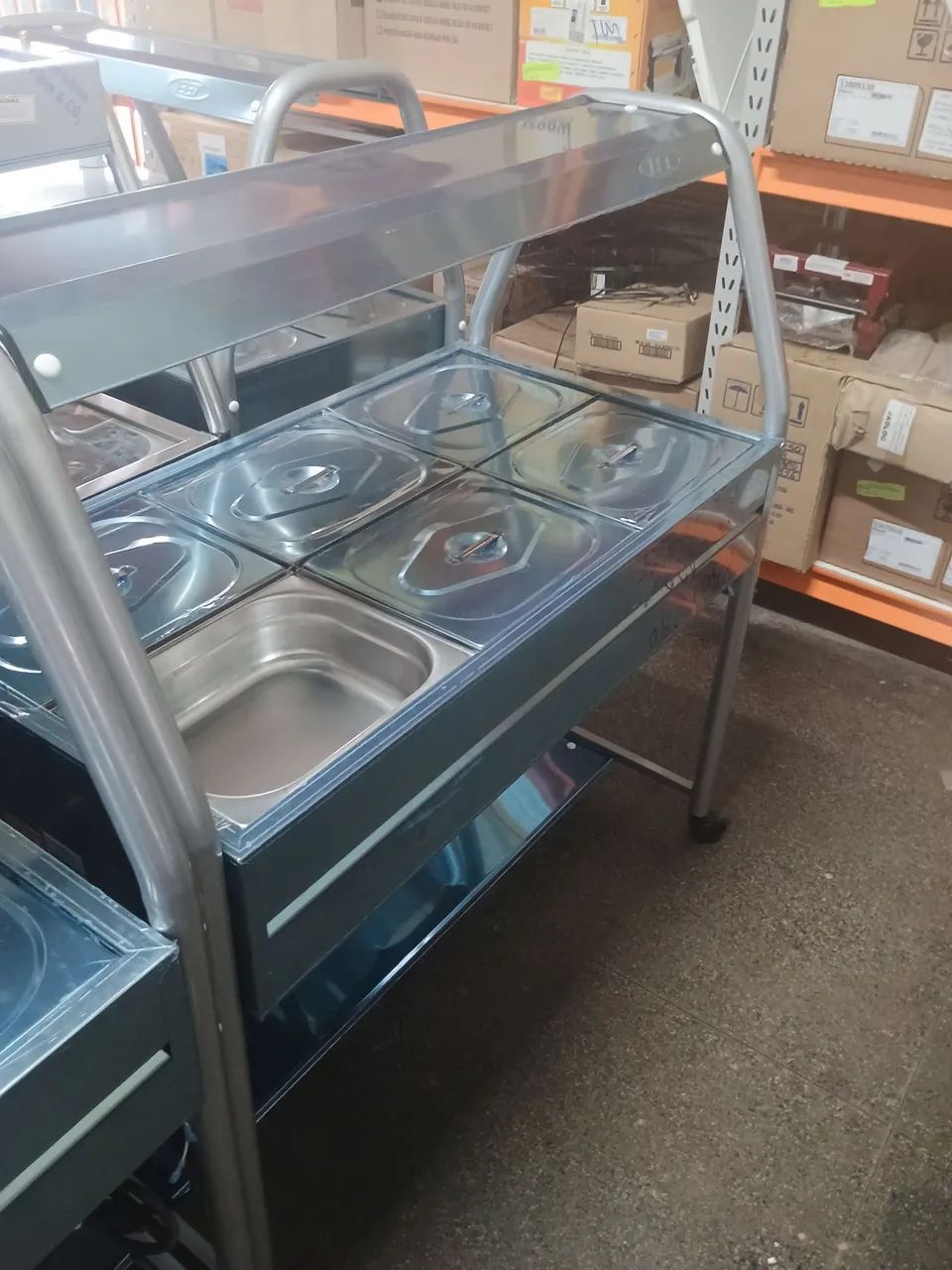 Buffet 6 Cubas quentes - Novo 