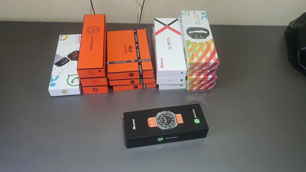 Vendo estoque de smartwatch e pulseiras