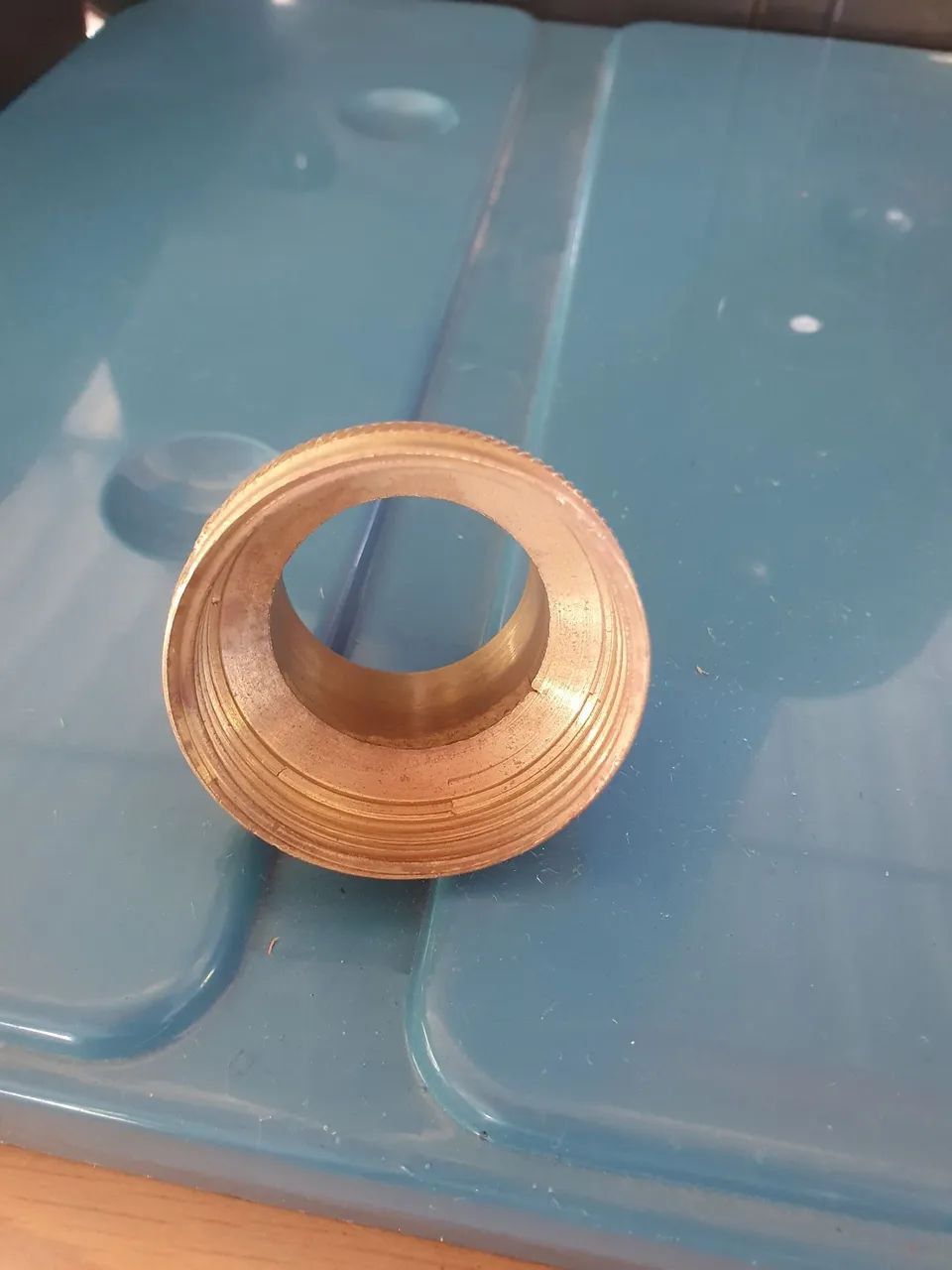 6 Conector eletroduto latão - Foto 2
