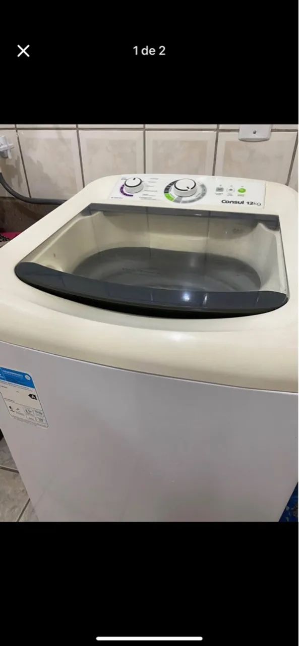 Máquina de lavar cônsul 12kg 