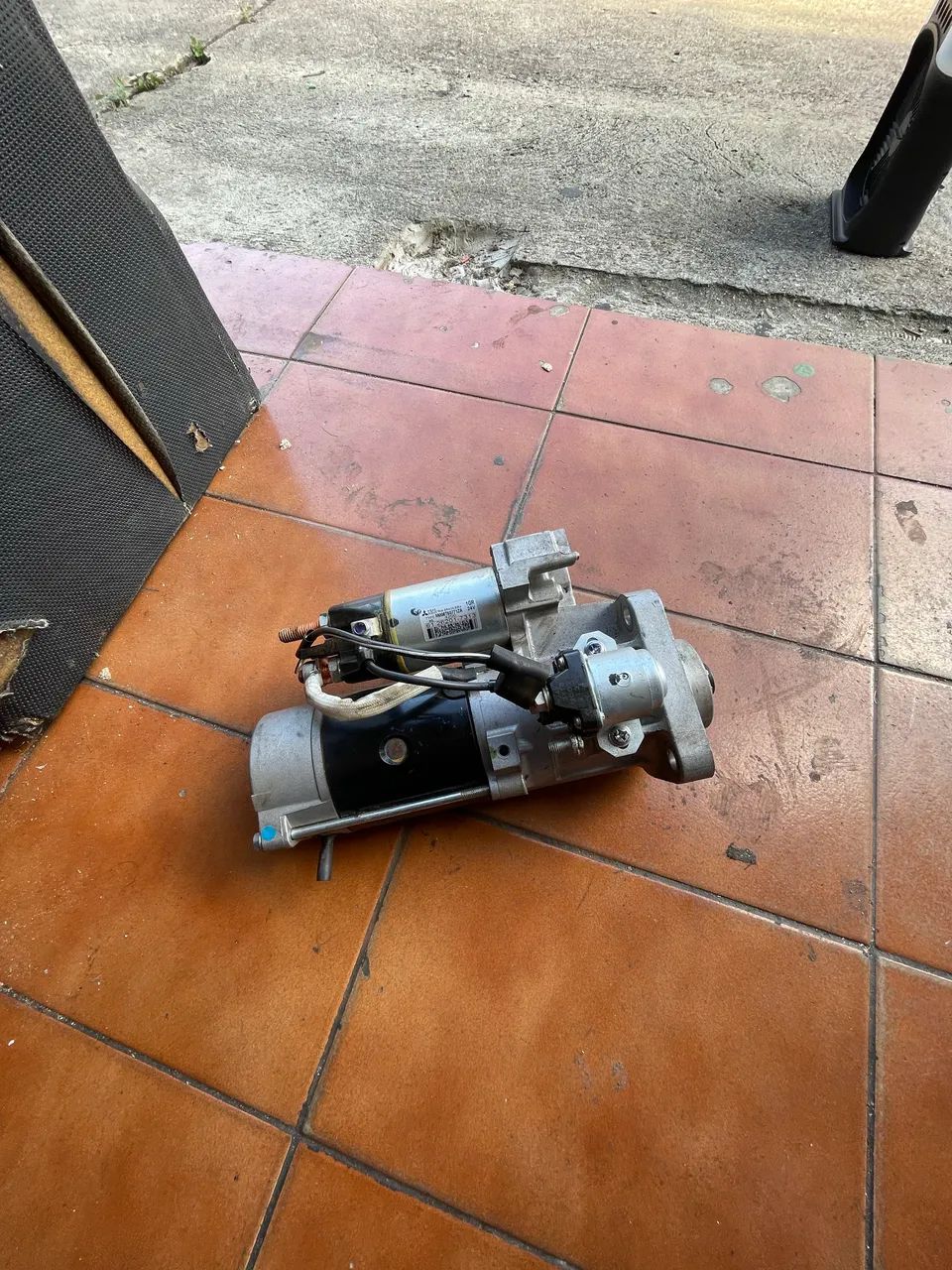 Moto de partida caminhão 