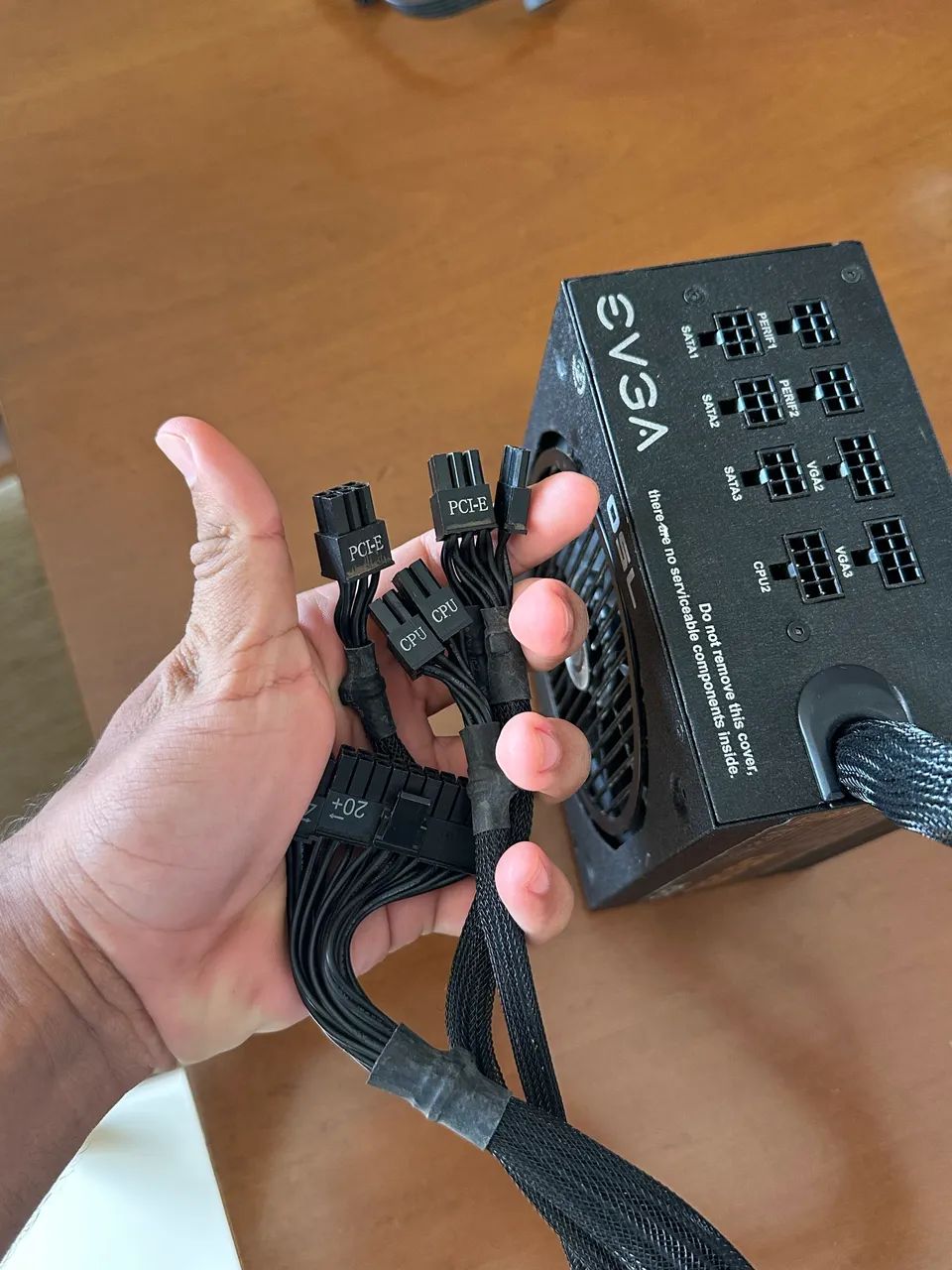 Fonte Alimentação PC 750w 80 Plus EVGA  - Foto 5