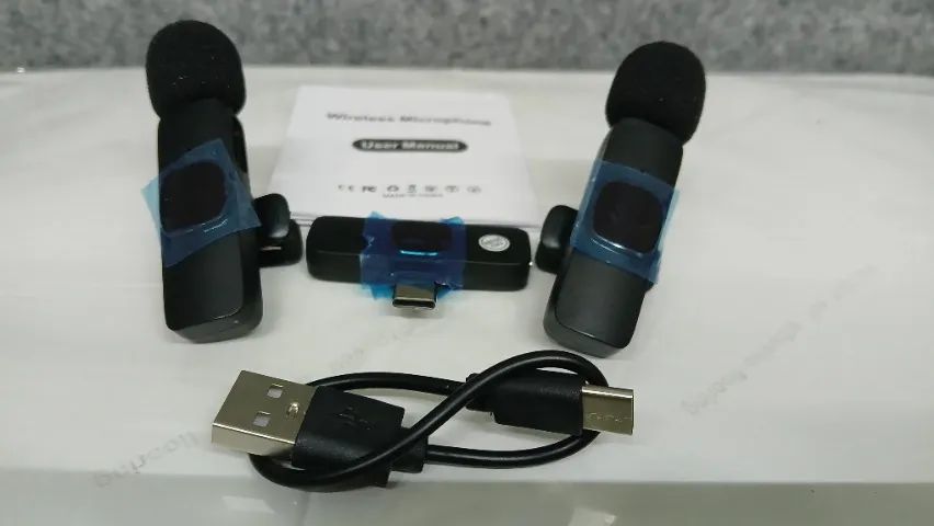 Microfone lapela sem fio K9 - Foto 3