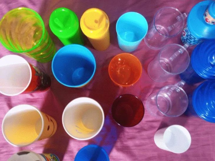 Conjunto de Diversos Copos Coloridos - 22 peças  - Foto 5