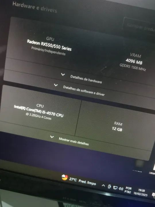 PC GAMER MEDIO SEM FONTE !! - Foto 2