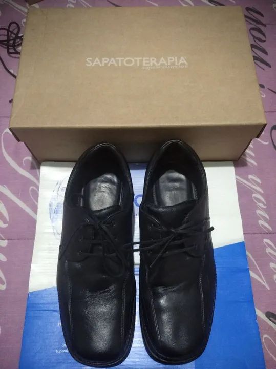 Sapato Social Sapatoterapia Super Comfort n°42 (Couro Legítimo)