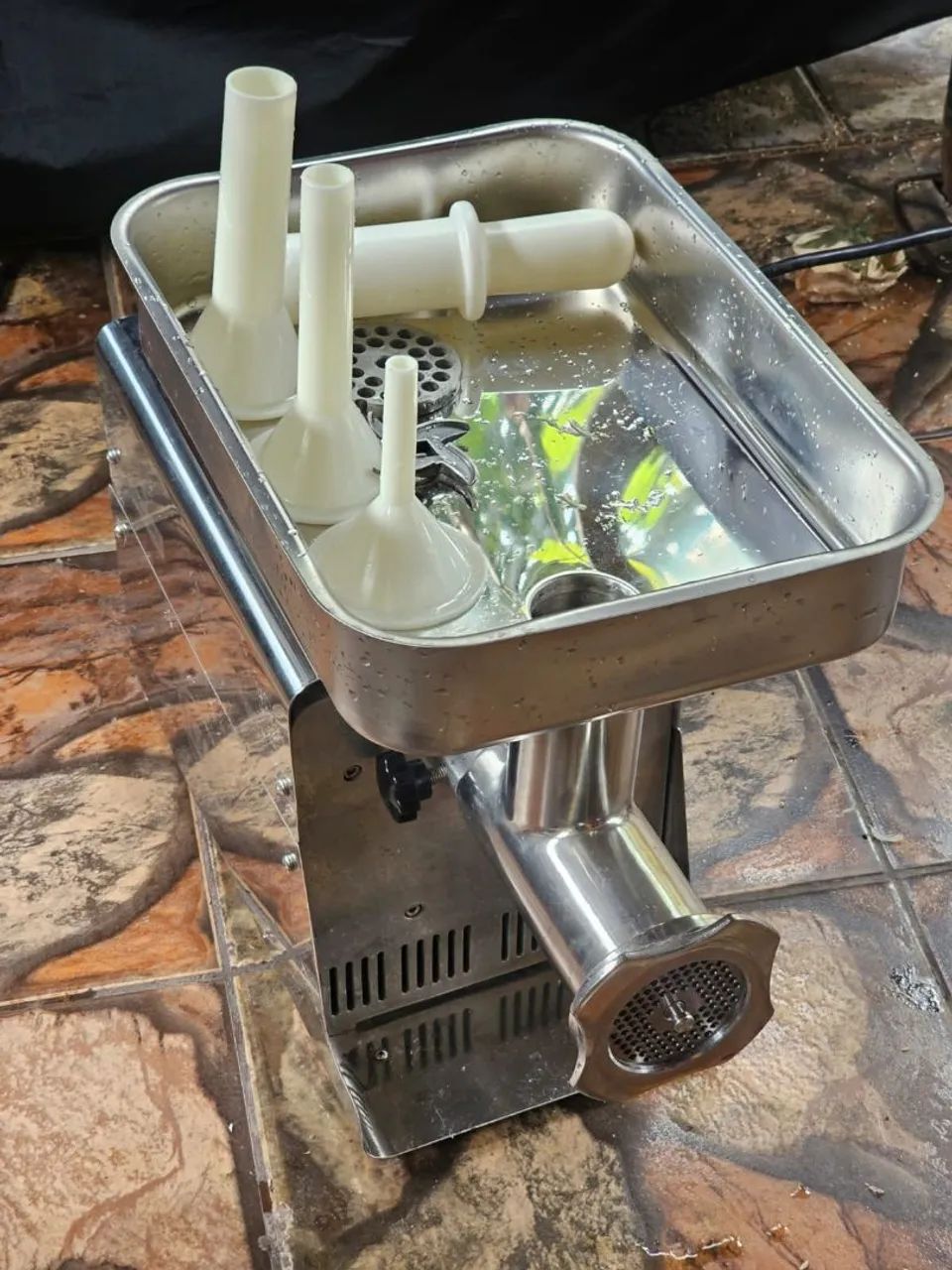 Moedor de carne Lem 100% em inox - Foto 3
