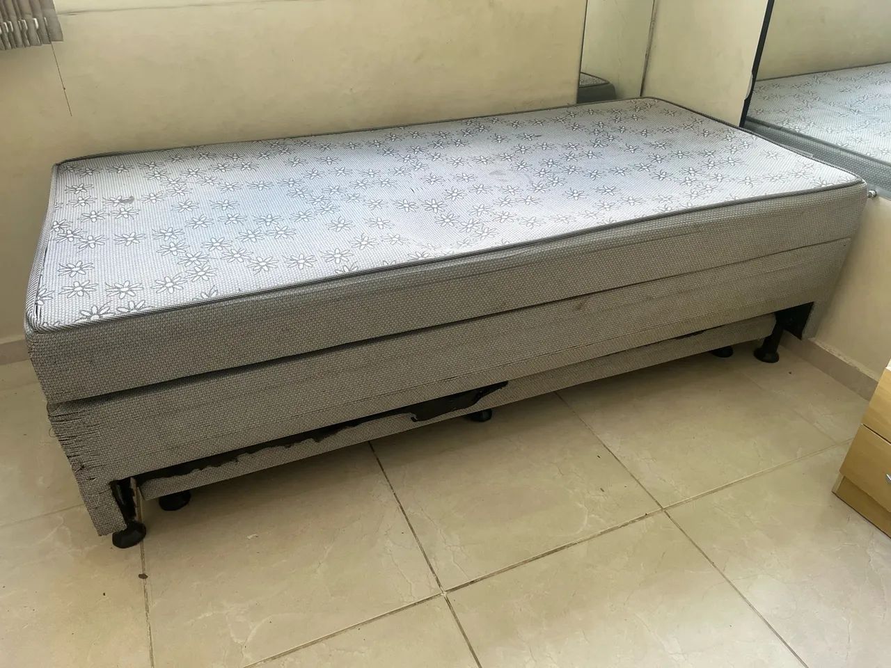Cama baú solteiro com auxiliar  - Foto 3