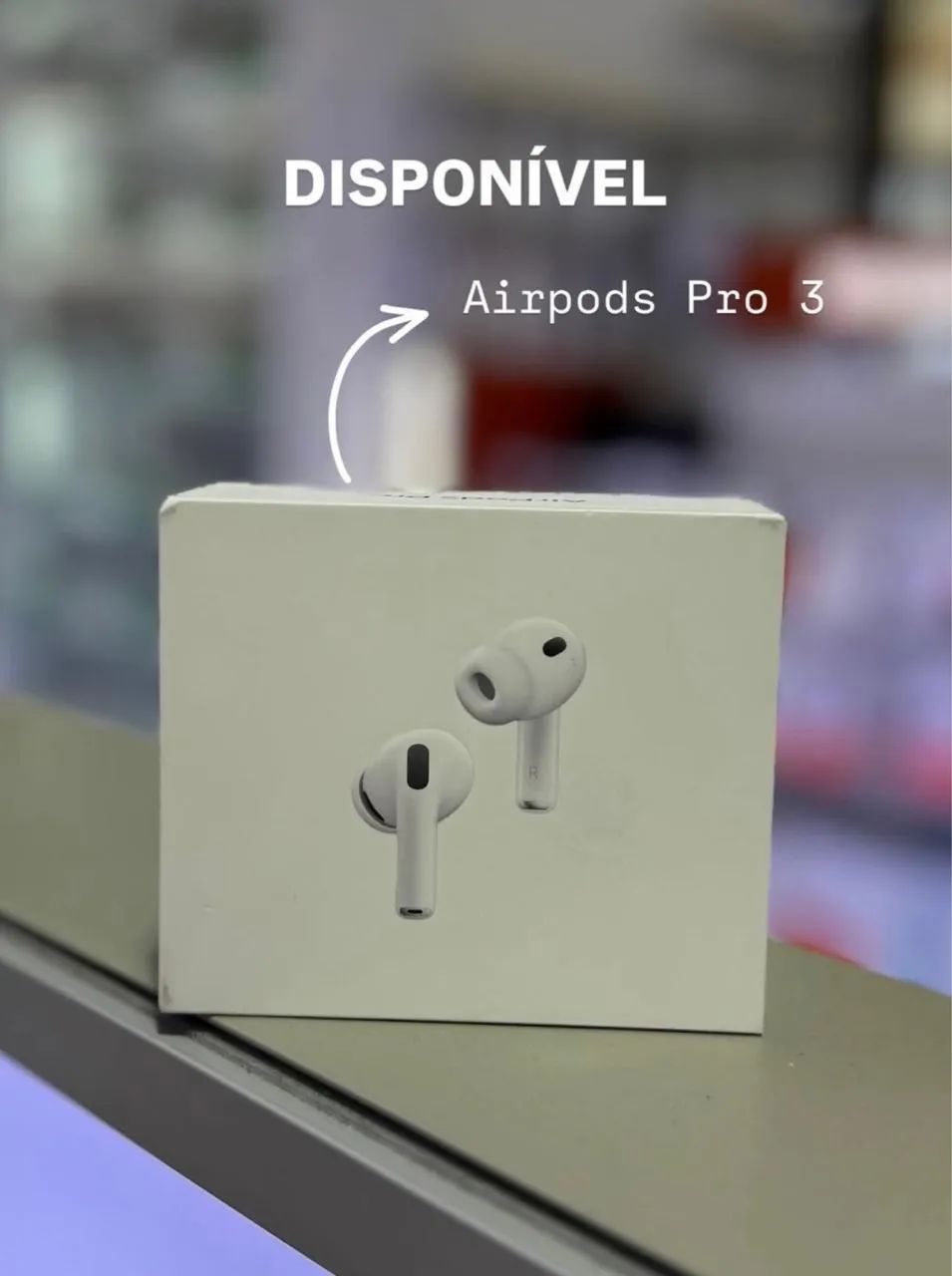AirPods Pro 3 com Cancelamento de Ruído Original