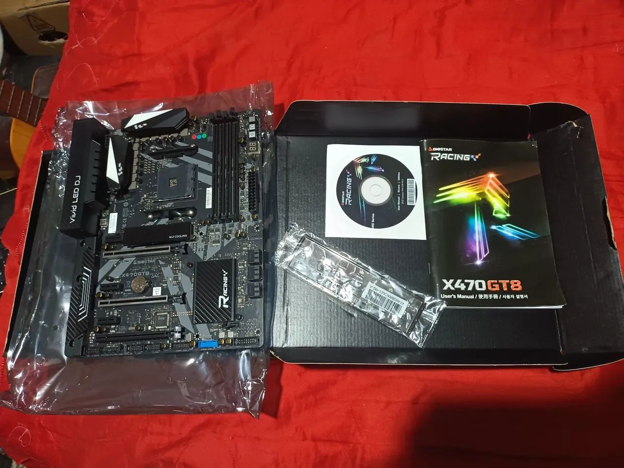 Placa Mãe AM4 X470GT8 Racing Biostar - Foto 4