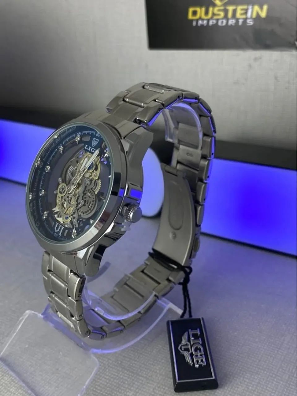 Relógio Esqueleto LIGE Modelo 8997 ORIGINAL PREMIUM!  - Foto 3