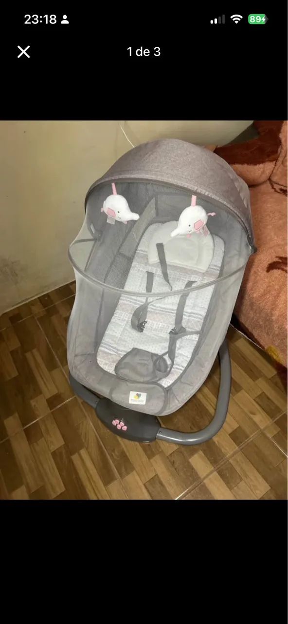 Vendo cadeira balanço para bebê  - Foto 2