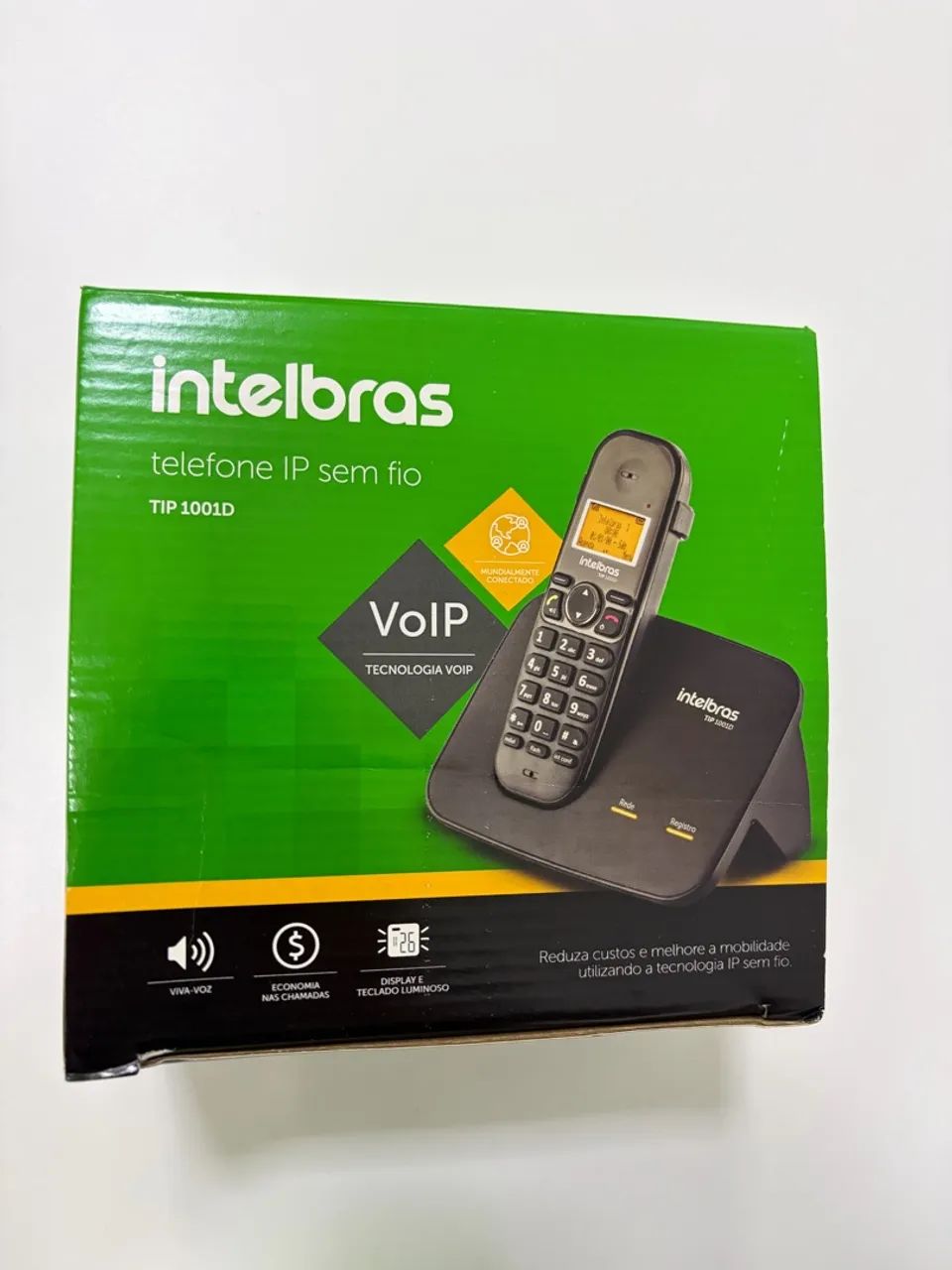 Telefone Ip Sem Fio Dect Tip 1001d Intelbras