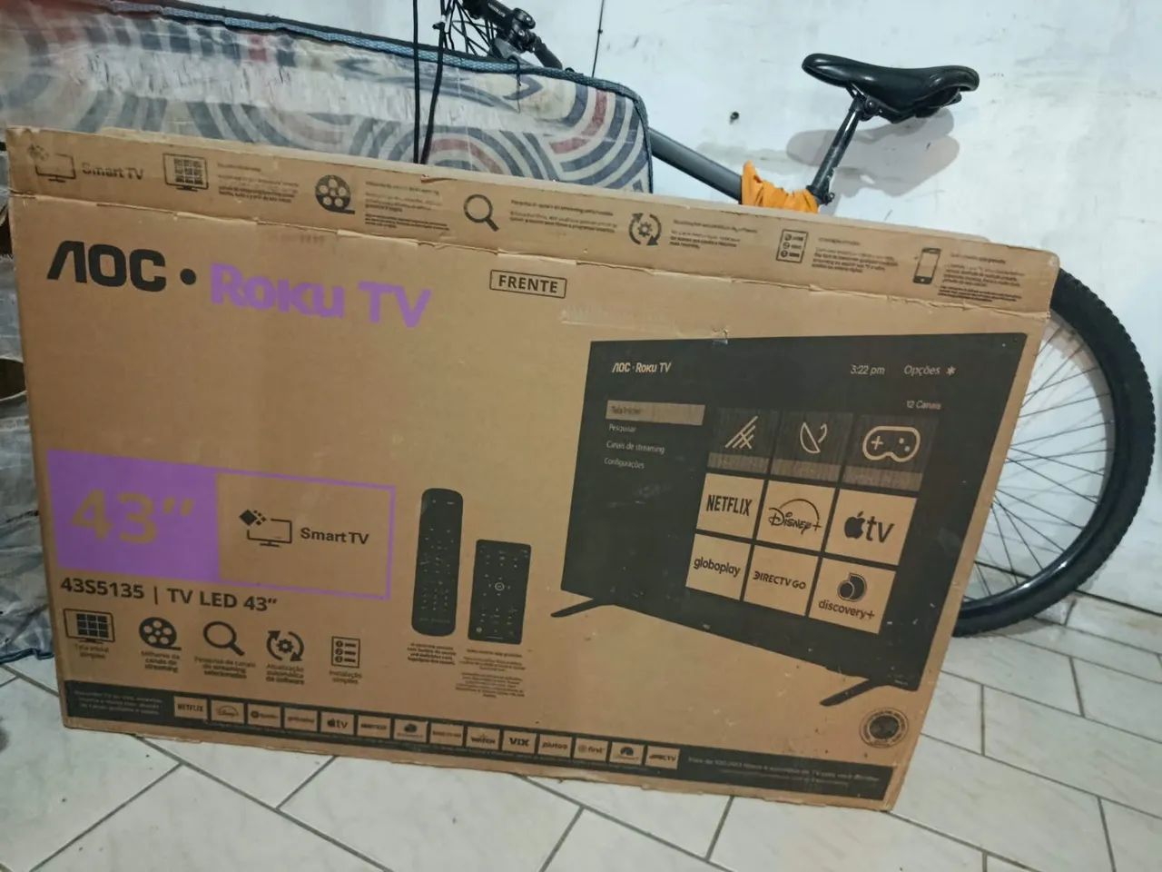 Tv smart 43 polegadas 6 meses de uso com Caixa e nota fiscal  - Foto 2