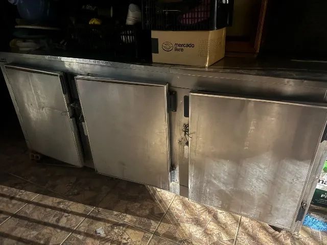 Balcão Inox 3 portas  - Foto 4